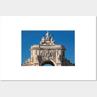 Rua Augusta Arch - A Close Up © Posters and Art